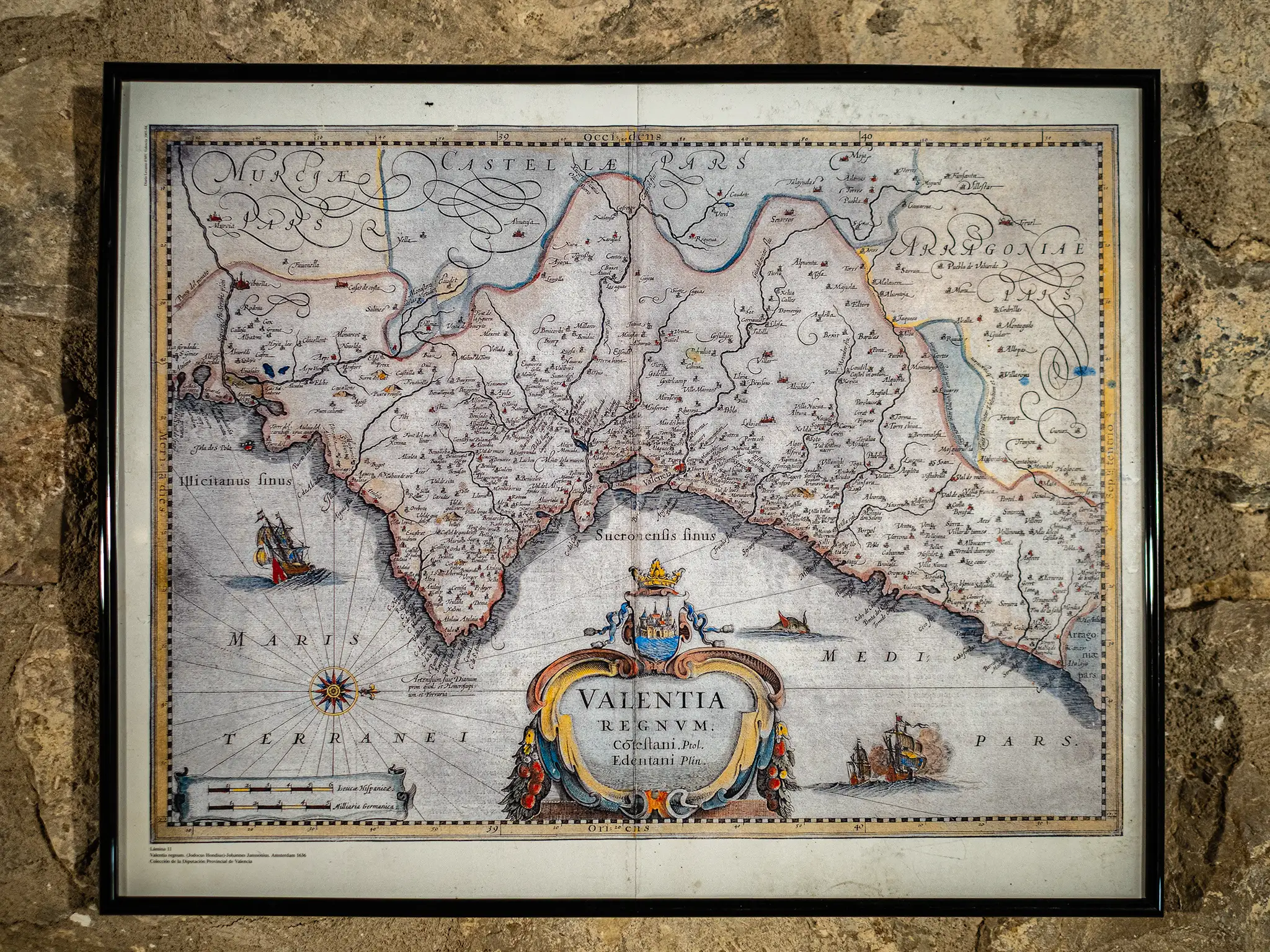 Mapa antic del Regne de València